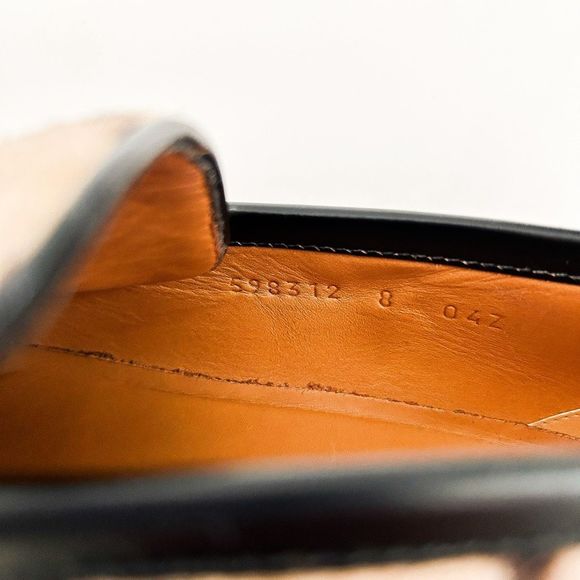Gucci Horsebit Loafer GG Lug Sole Wool Cordovan Lux Monogram main image 10